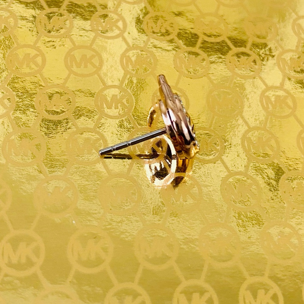 Michael Kors Padlock Stud Earrings - Picture 5 of 8